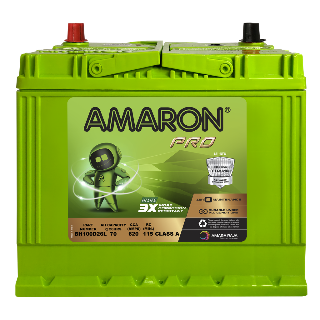 | AMARON |  PRO SERIES - DuraFrame ASG 100D26L (NS70L) - 620CCA