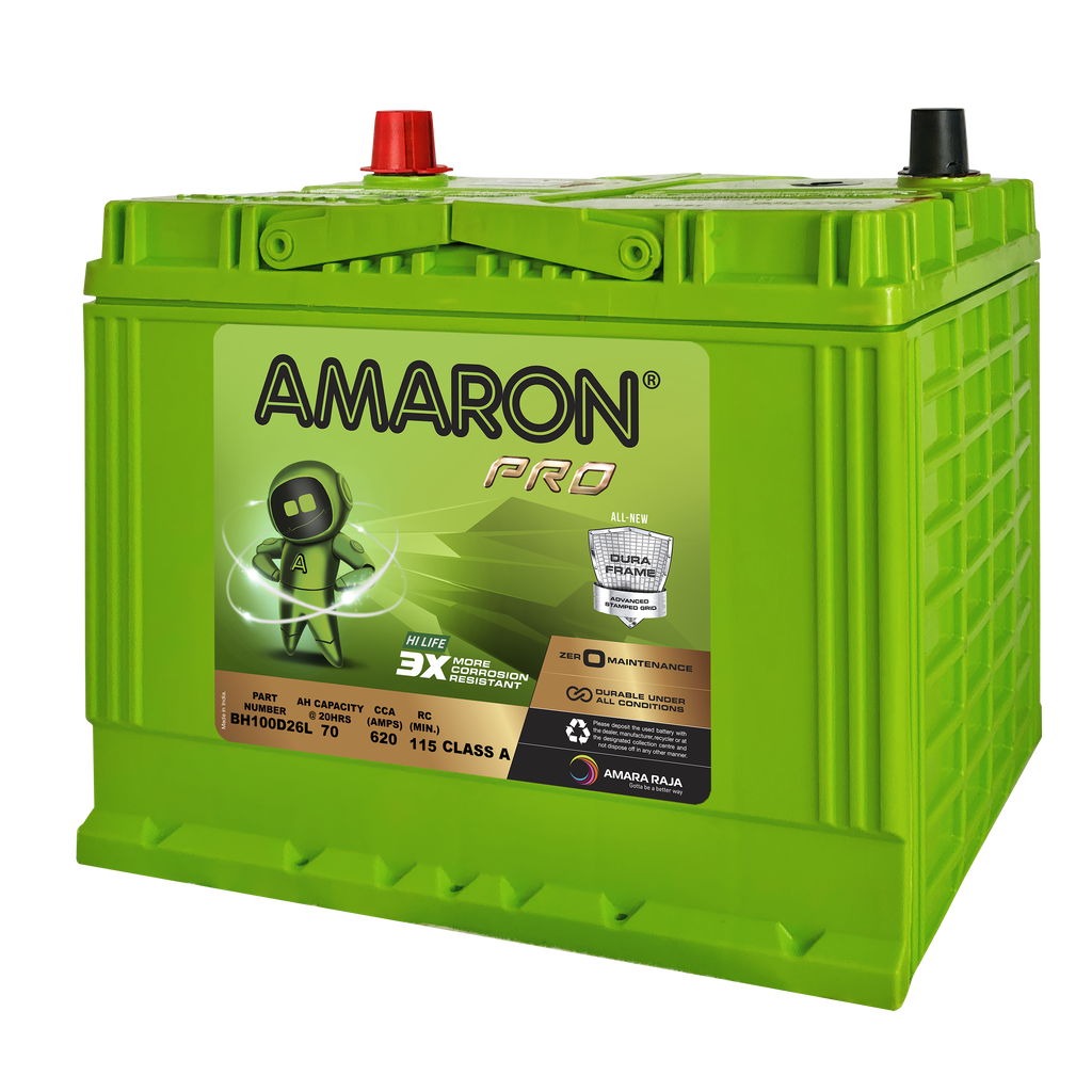 | AMARON |  PRO SERIES - DuraFrame ASG 100D26L (NS70L) - 620CCA