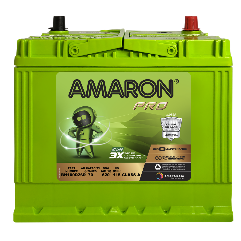 | AMARON |  PRO SERIES - DuraFrame ASG 100D26R (NS70R) - 620CCA