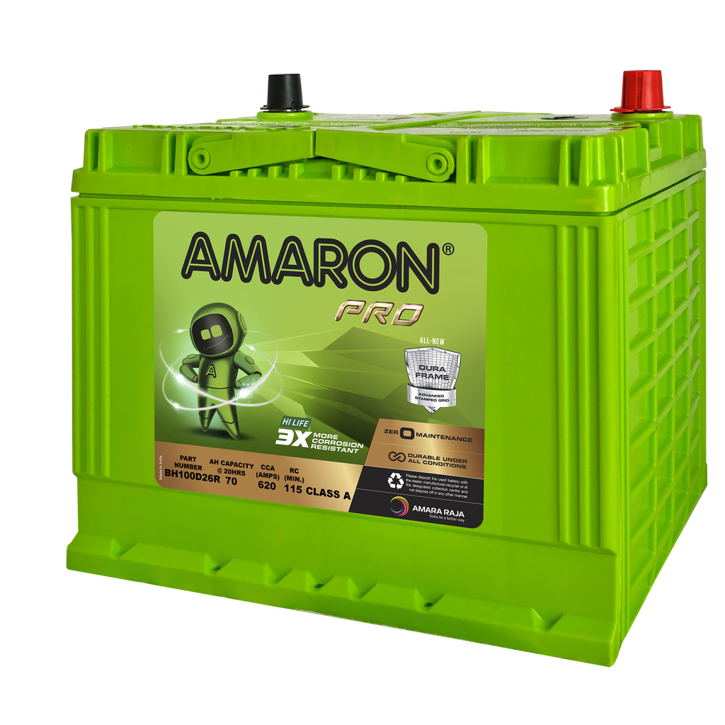 | AMARON |  PRO SERIES - DuraFrame ASG 100D26R (NS70R) - 620CCA