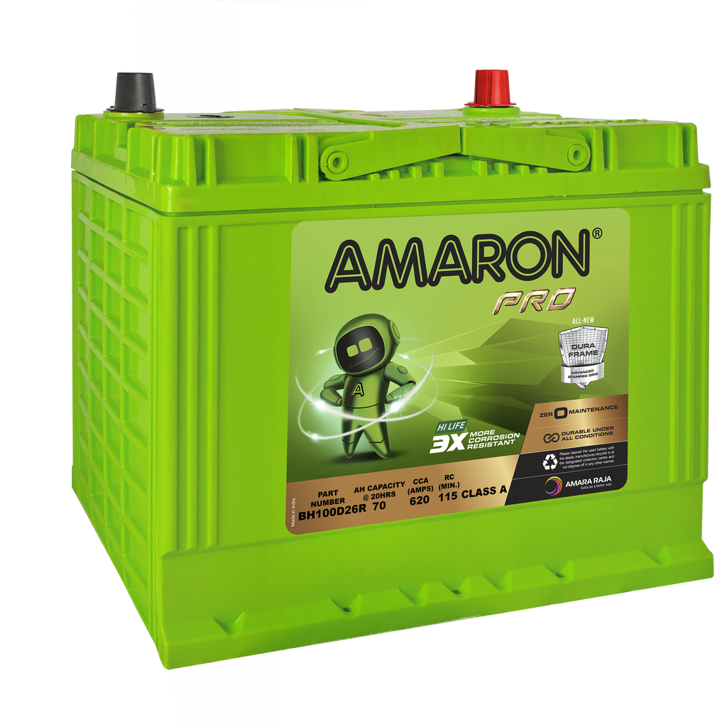 | AMARON |  PRO SERIES - DuraFrame ASG 100D26R (NS70R) - 620CCA