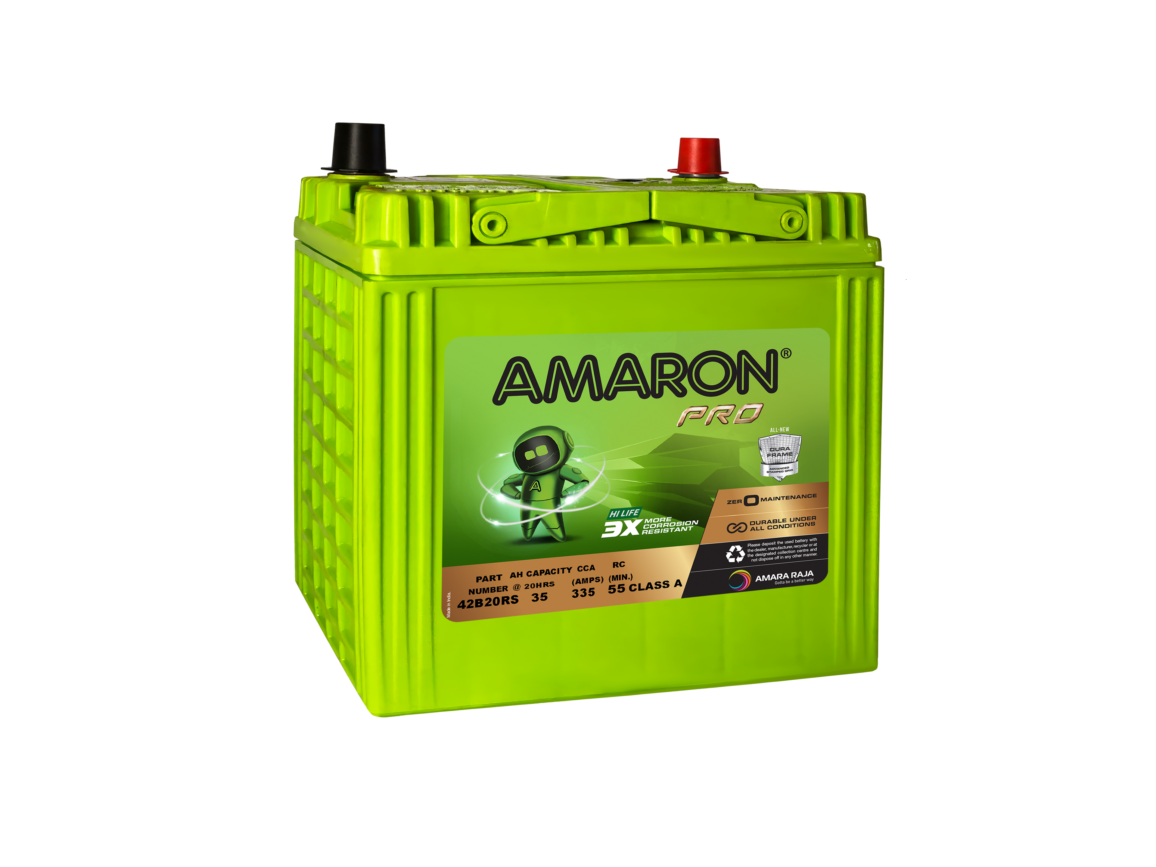 | AMARON |  PRO SERIES - DuraFrame ASG 42B20RS (NS40S) - 335CCA