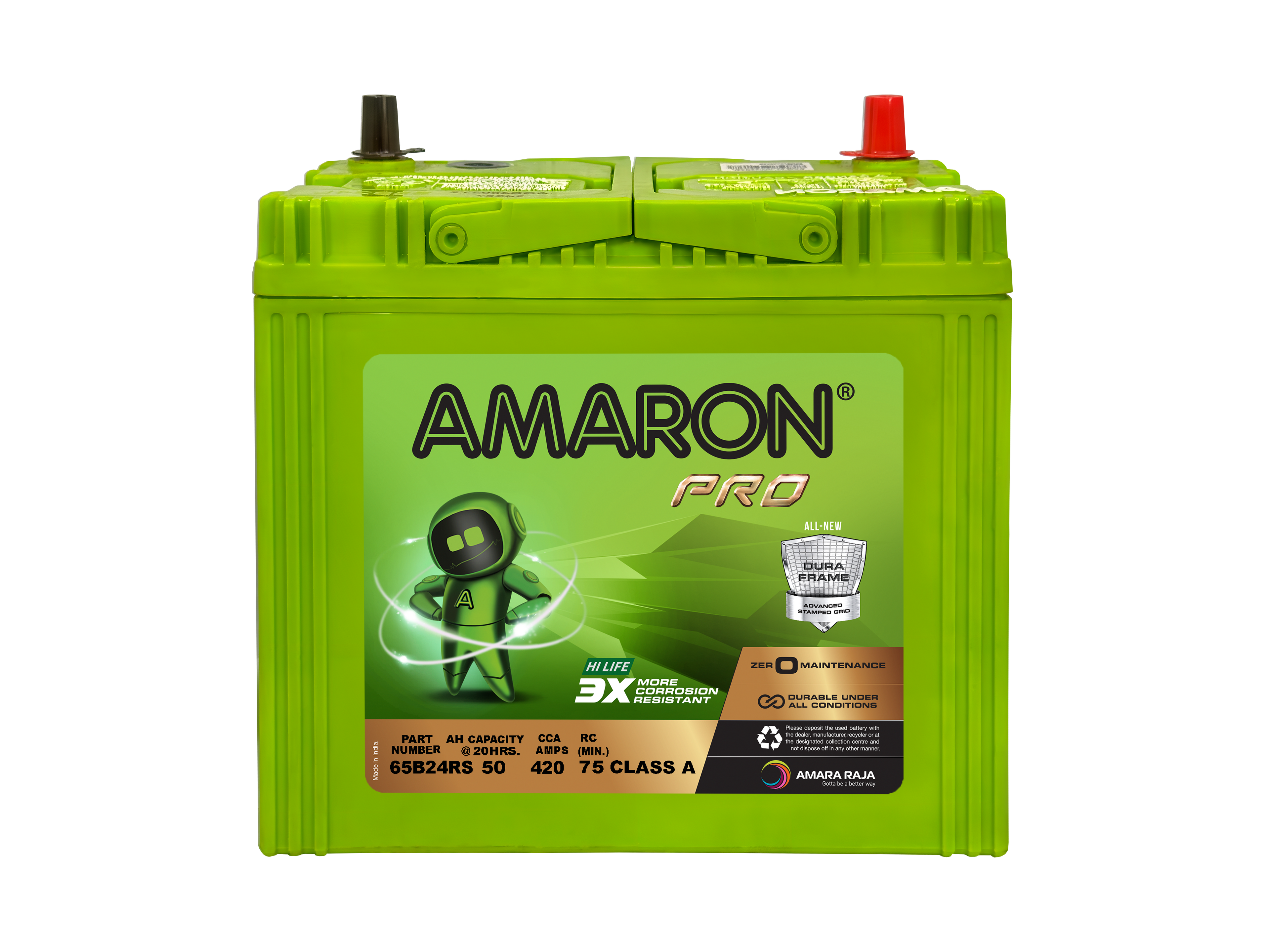 | AMARON |  PRO SERIES - DuraFrame ASG 65B24RS (NS60) - 420CCA