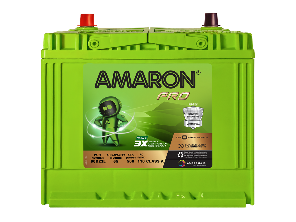 | AMARON |  PRO SERIES - DuraFrame ASG 90D23L (55D23L)  - 560CCA