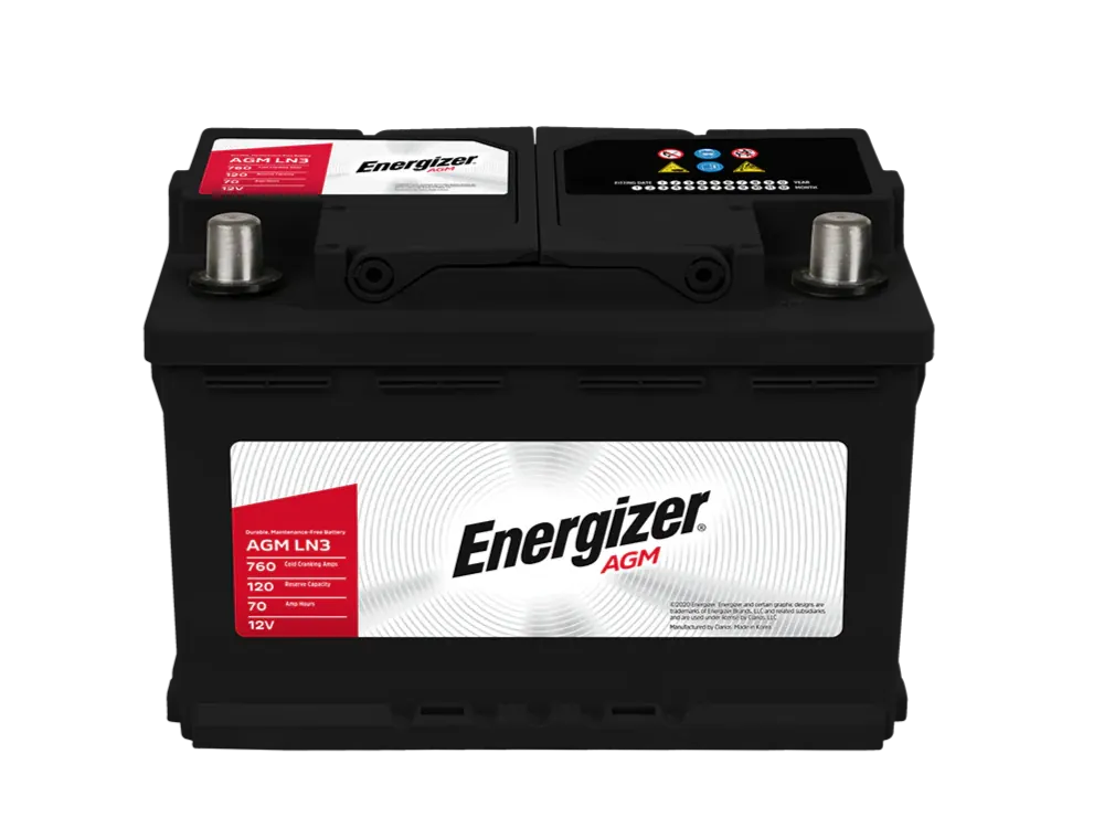 | ENERGIZER | EDIN65LHAGM AGM (LN3) EURO Automotive Battery - 760CCA