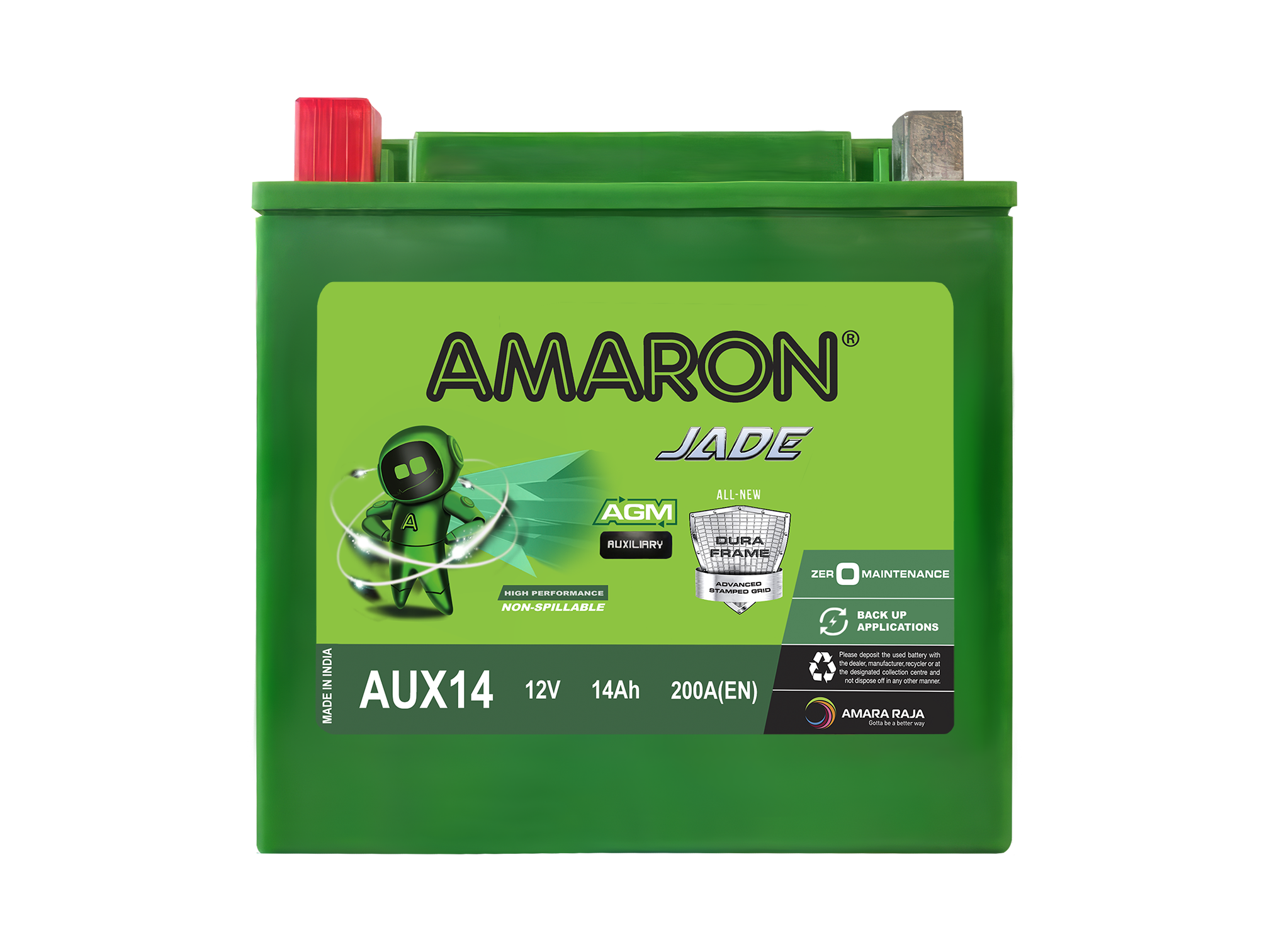 | AMARON | AUX14R -  JADE SERIES - AGM (START/STOP) - 200CCA