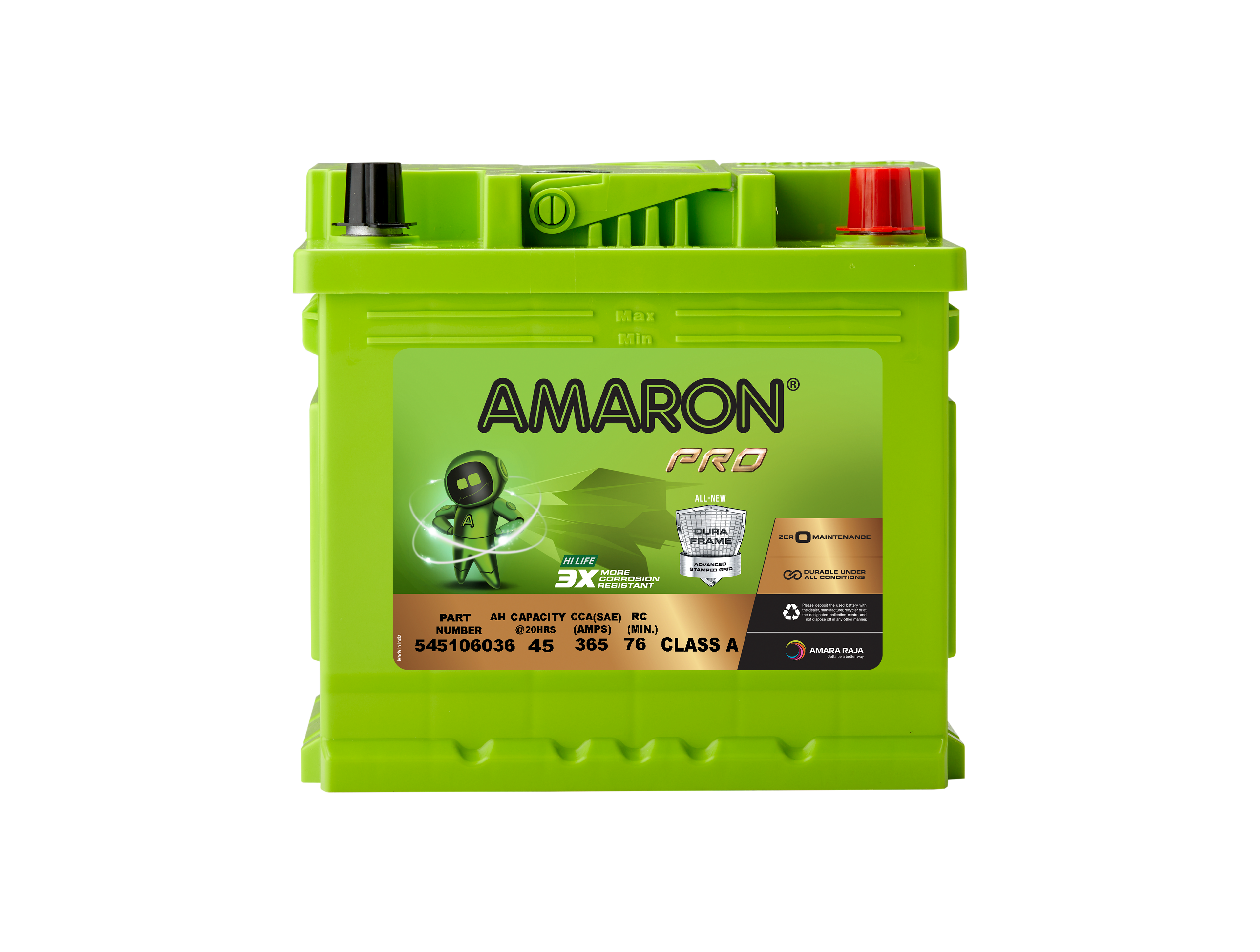 | AMARON | DIN45 PRO-Series Battery - 365CCA