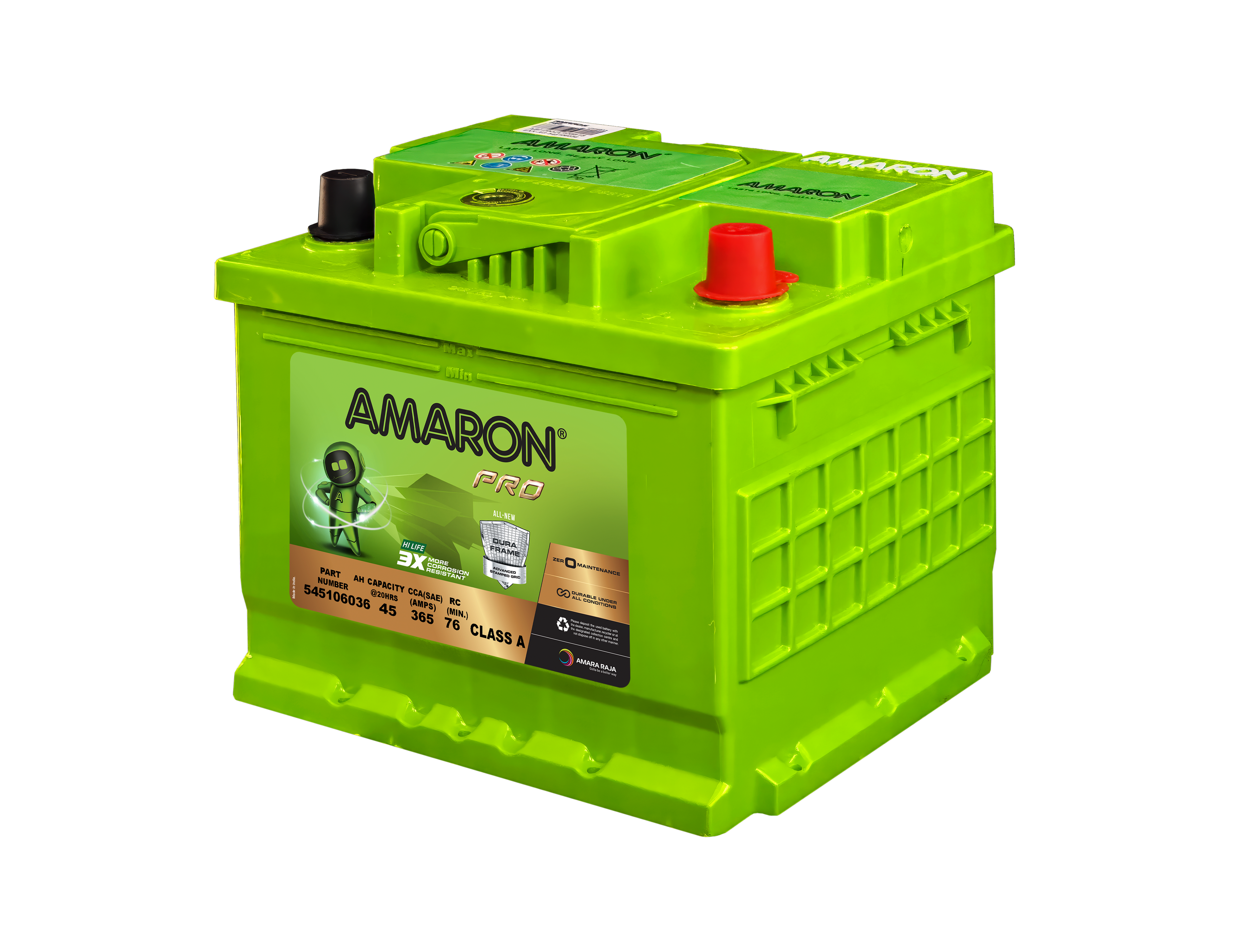 | AMARON | DIN45 PRO-Series Battery - 365CCA