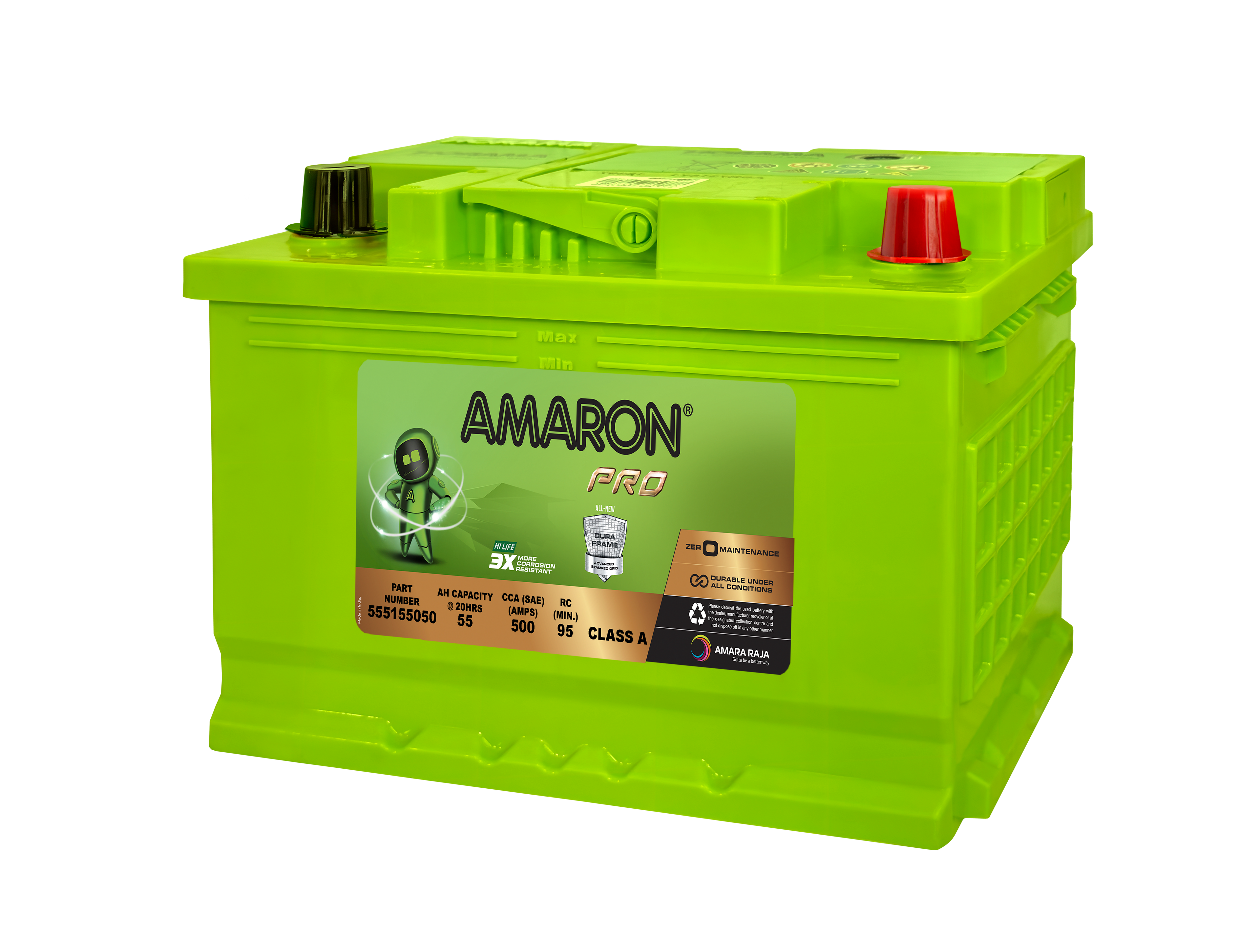 | AMARON | DIN55 PRO-Series Battery - 500CCA