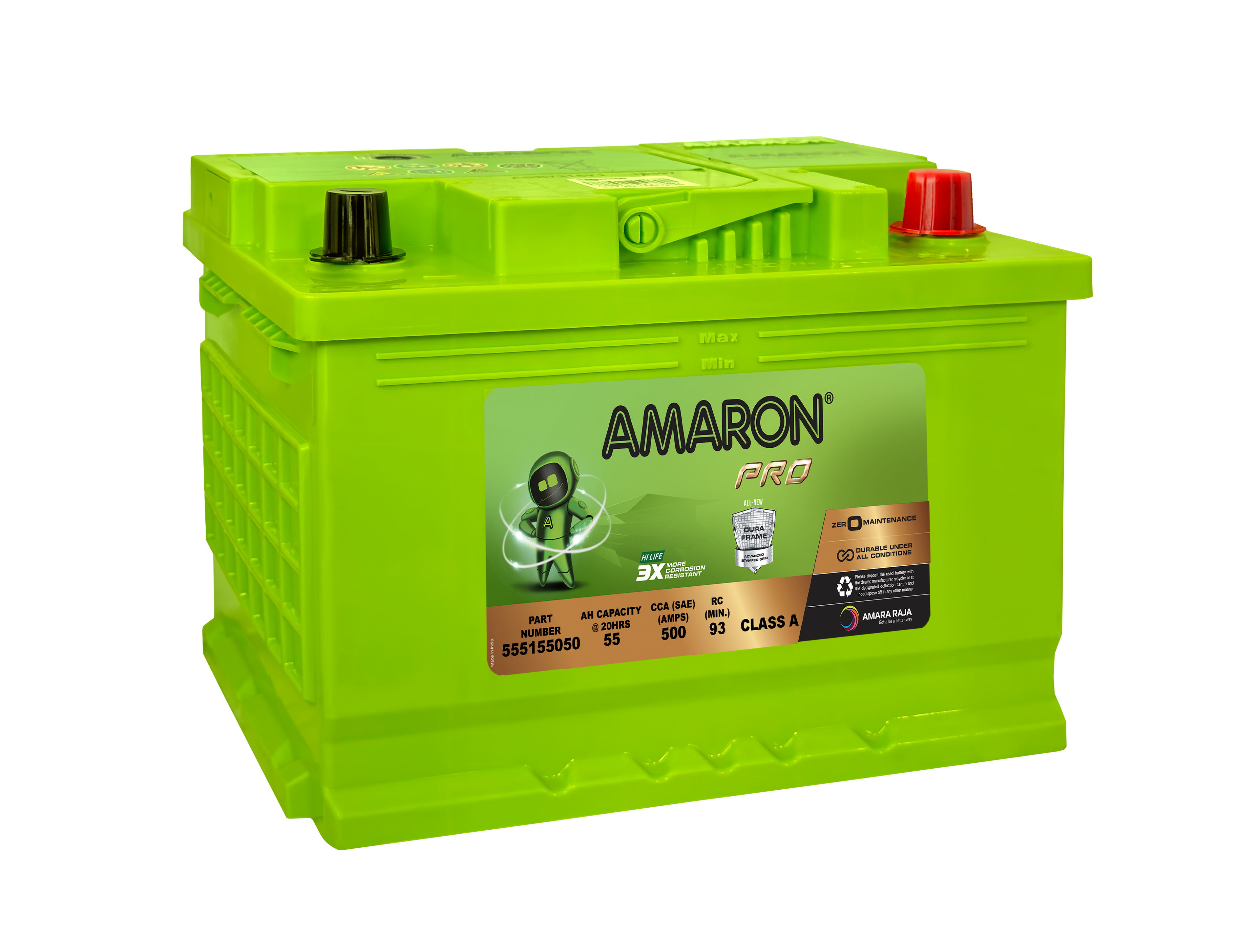 | AMARON | DIN55 PRO-Series Battery - 500CCA