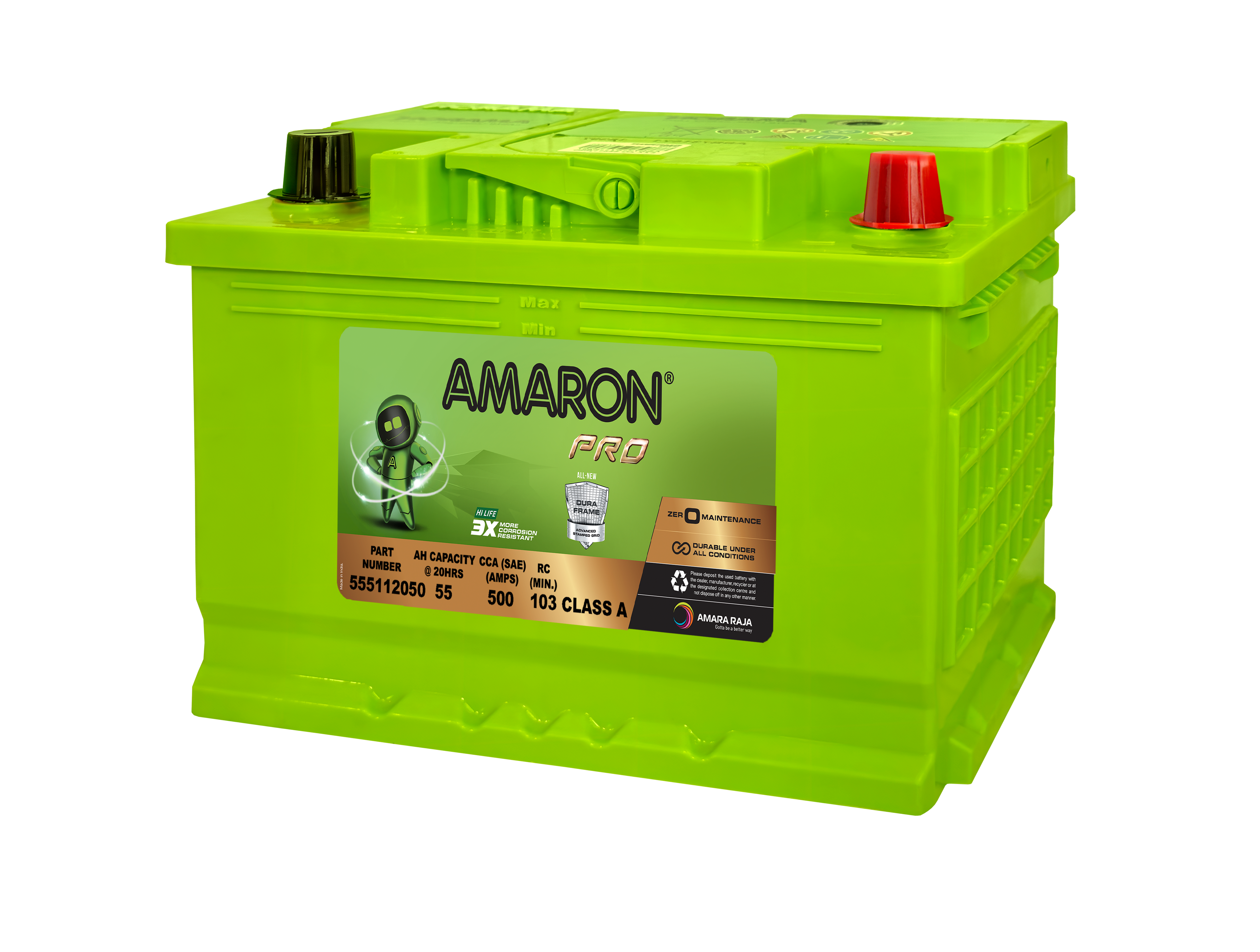 | AMARON | DIN55H PRO-Series Battery - 500CCA