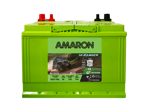 | AMARON |  PRO SERIES - DuraFrame ASG - GR27L Pro-Ranger Dual Terminal - 800CCA