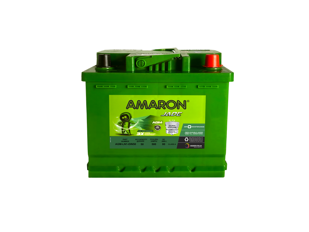 | AMARON | DIN50 (LN1) - JADE SERIES - AGM (START/STOP) - 500CCA