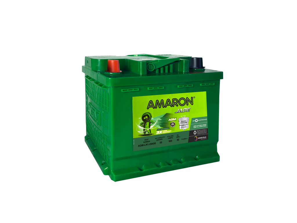 | AMARON | DIN50 (LN1) - JADE SERIES - AGM (START/STOP) - 500CCA