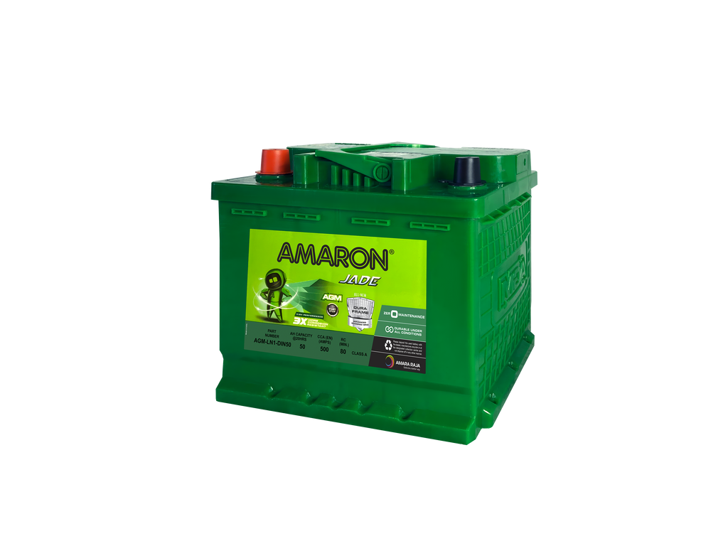 | AMARON | DIN50 (LN1) - JADE SERIES - AGM (START/STOP) - 500CCA