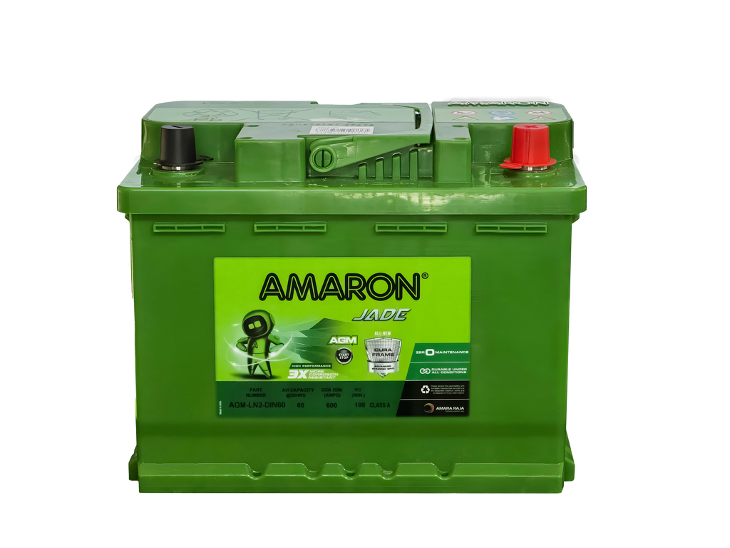 | AMARON | DIN60 (LN2) - JADE SERIES - AGM (START/STOP) - 600CCA