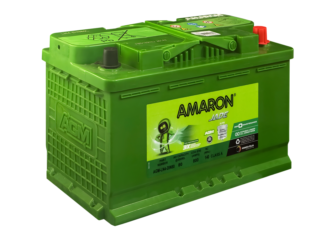 | AMARON | DIN80 (LN4) - JADE SERIES - AGM (START/STOP) - 800CCA
