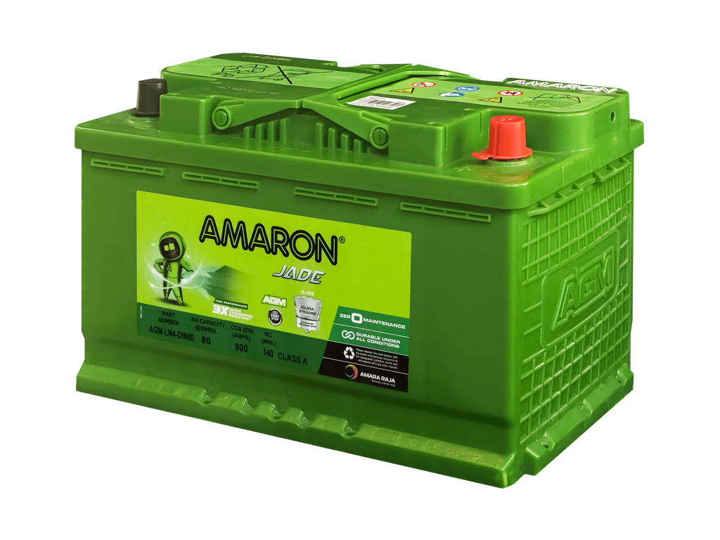 | AMARON | DIN80 (LN4) - JADE SERIES - AGM (START/STOP) - 800CCA