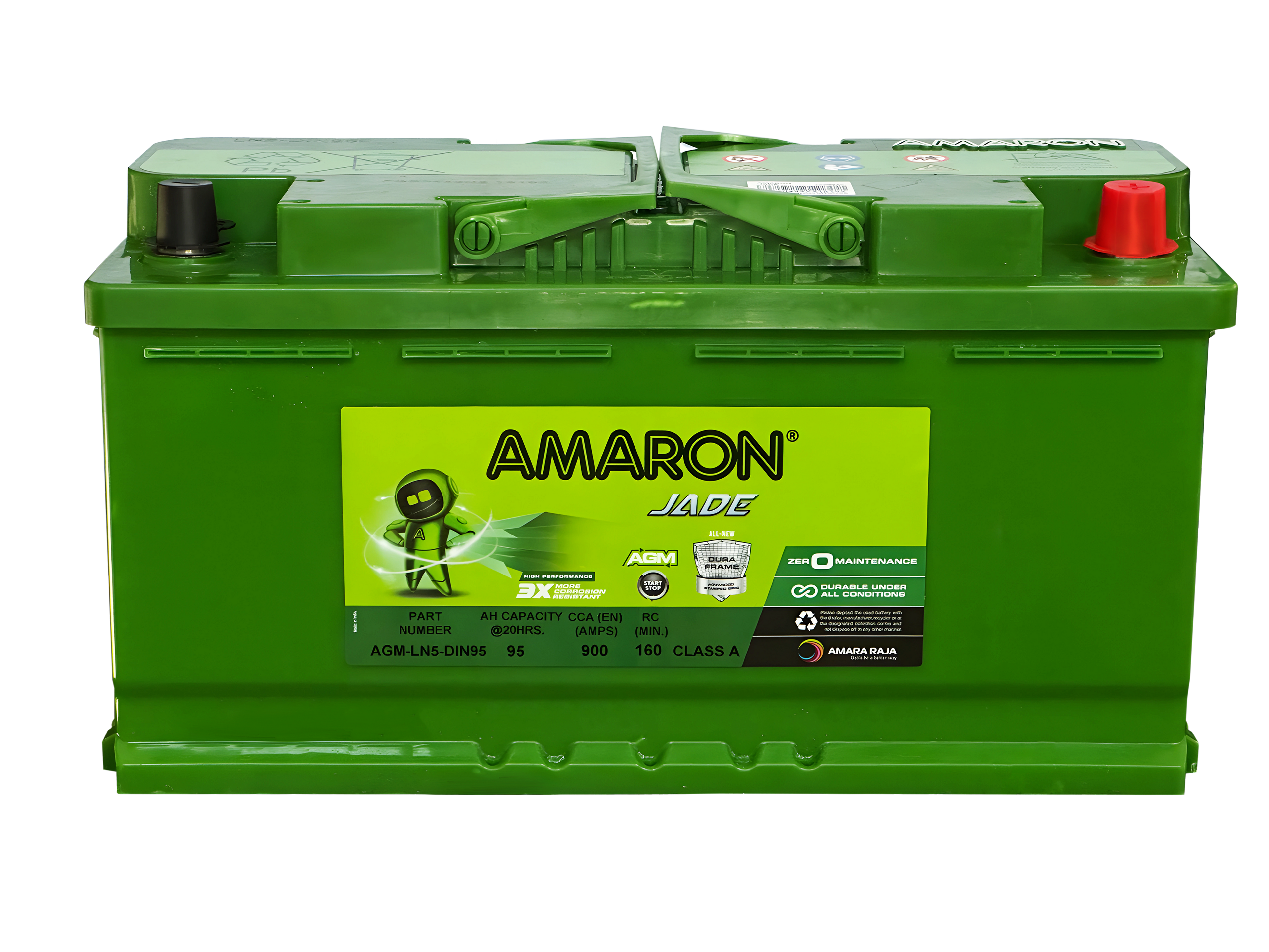 | AMARON | DIN100 (LN5) - JADE SERIES - AGM (START/STOP) - 900CCA