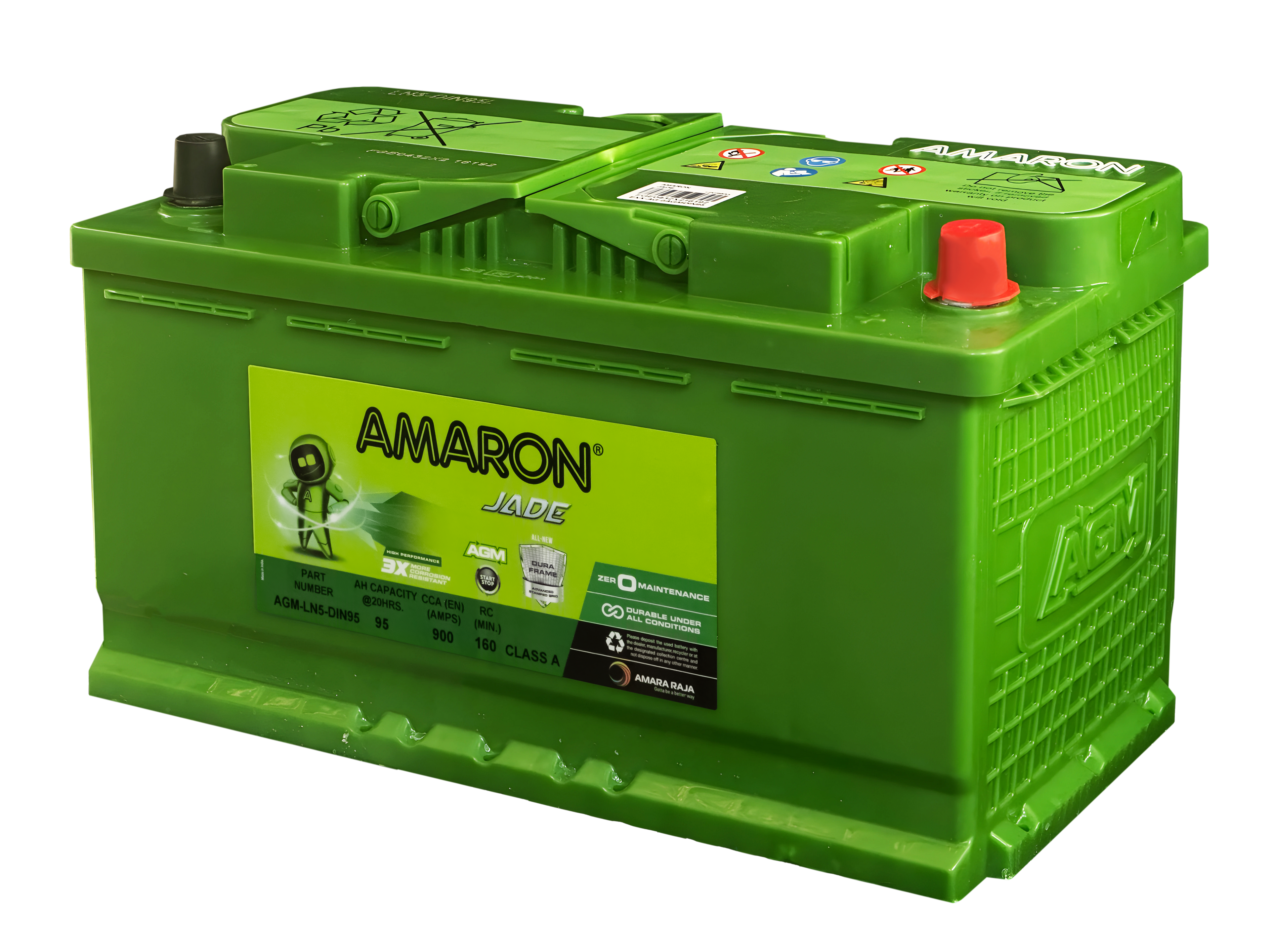 | AMARON | DIN100 (LN5) - JADE SERIES - AGM (START/STOP) - 900CCA