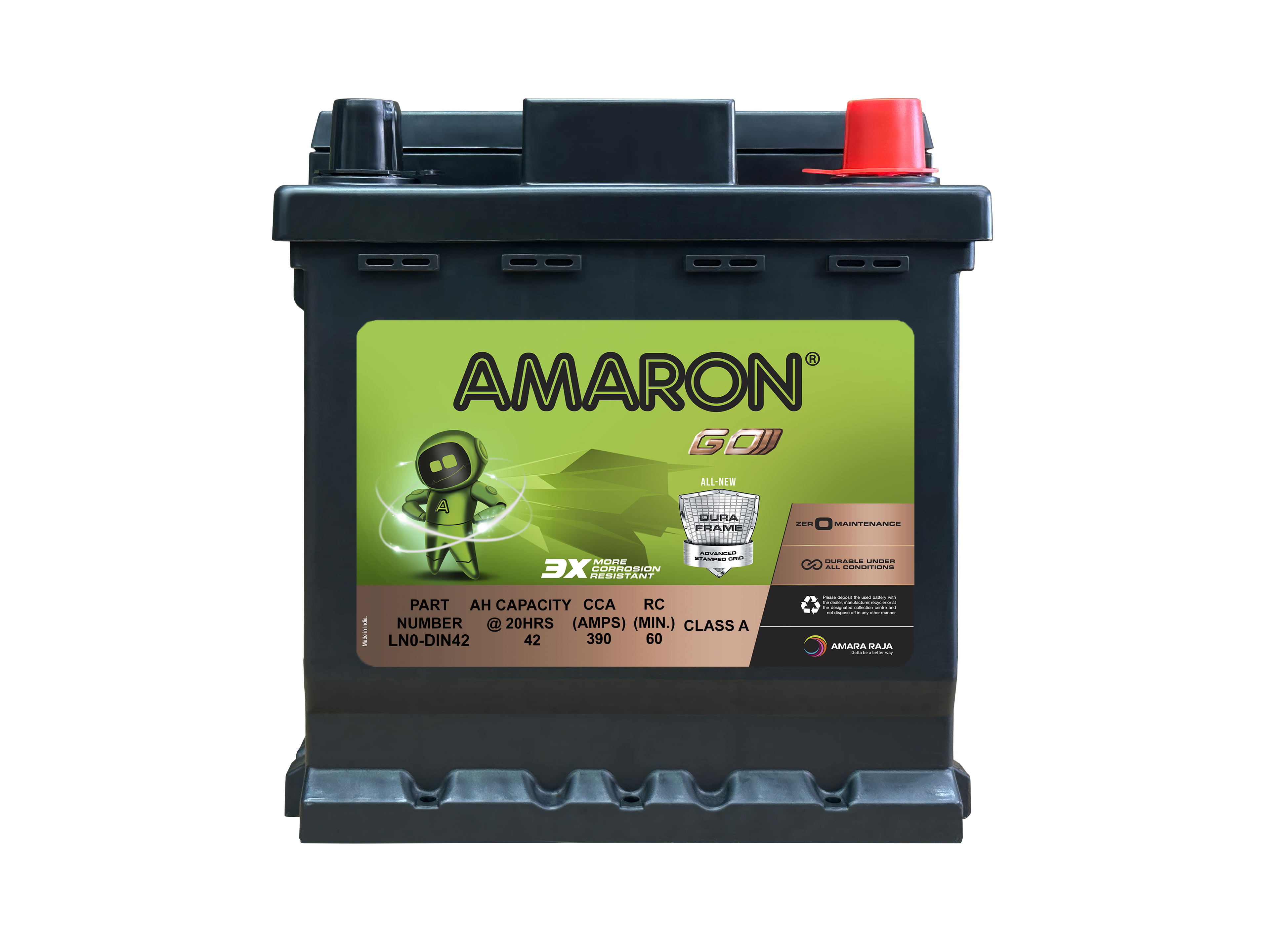 | AMARON | DIN42 PRO-Series Battery - 390CCA