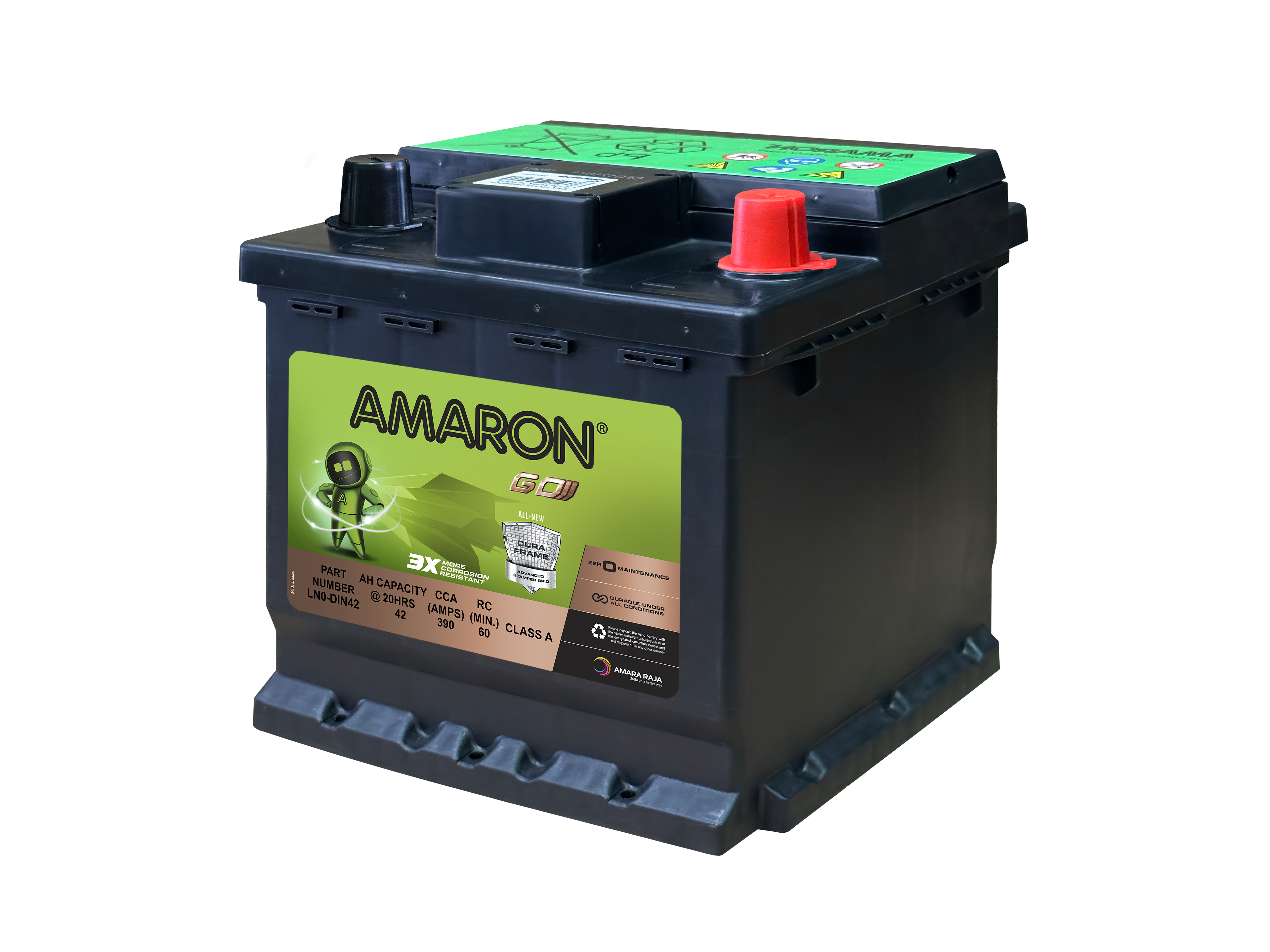 | AMARON | DIN42 PRO-Series Battery - 390CCA