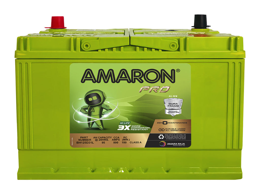 | AMARON |  Pro-Series MF Battery 125D31L (N70ZZL) - 800CCA