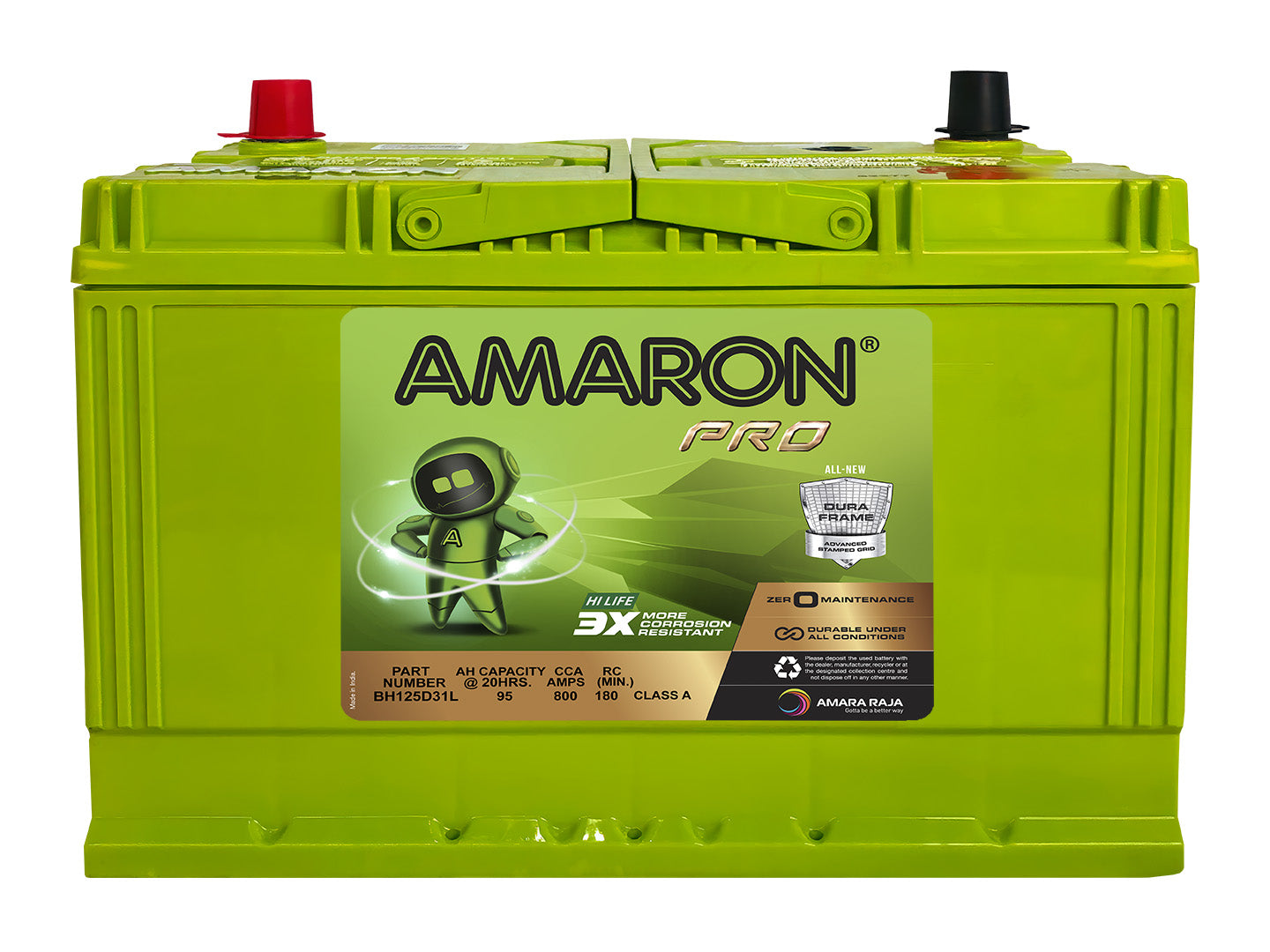 | AMARON | Pro-Series MF Battery 125D31R (N70ZZR) - 800CCA
