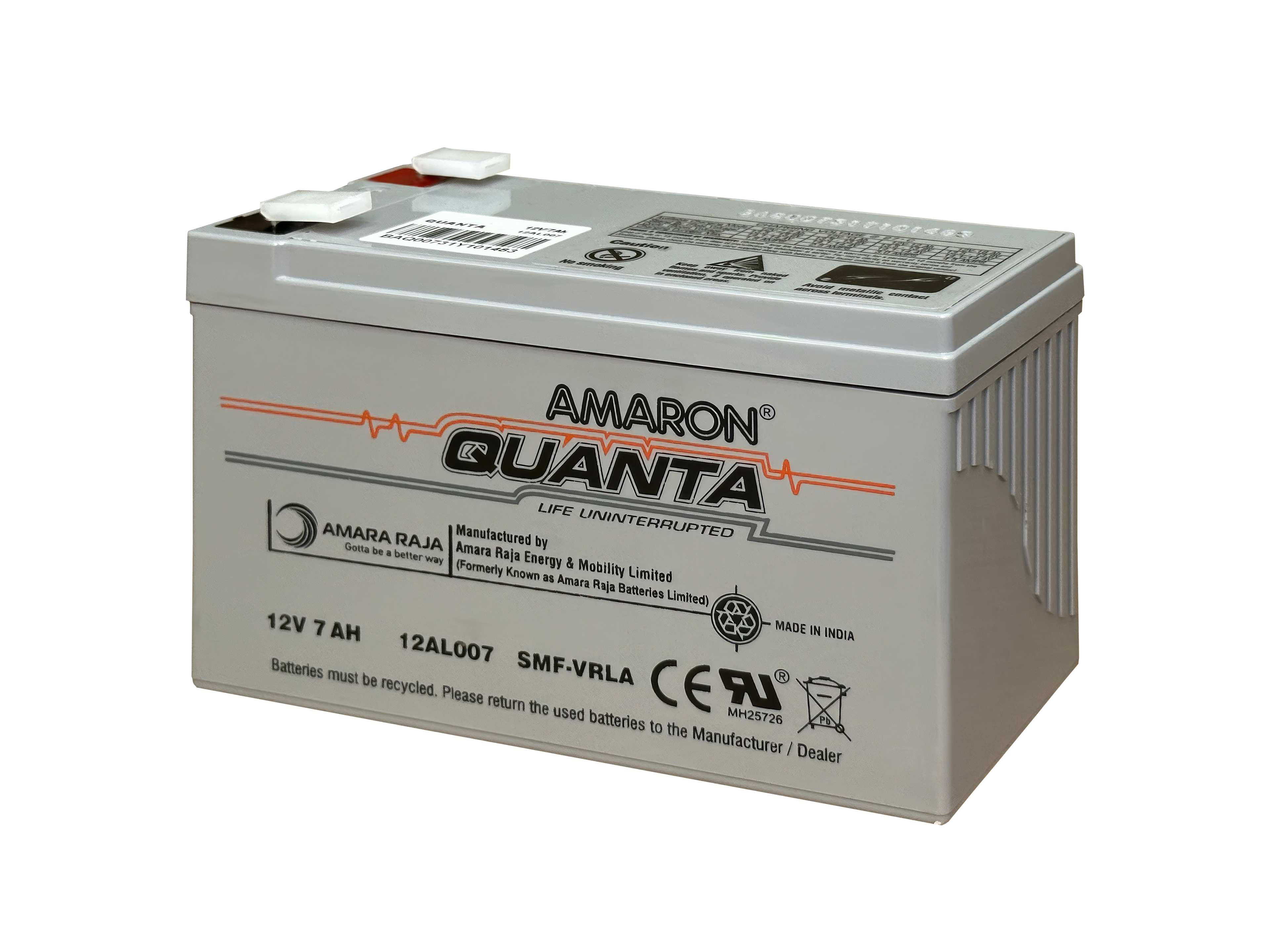 | AMARON | 7AH - QUANTA SERIES - UPS AGM/Deep Cycle