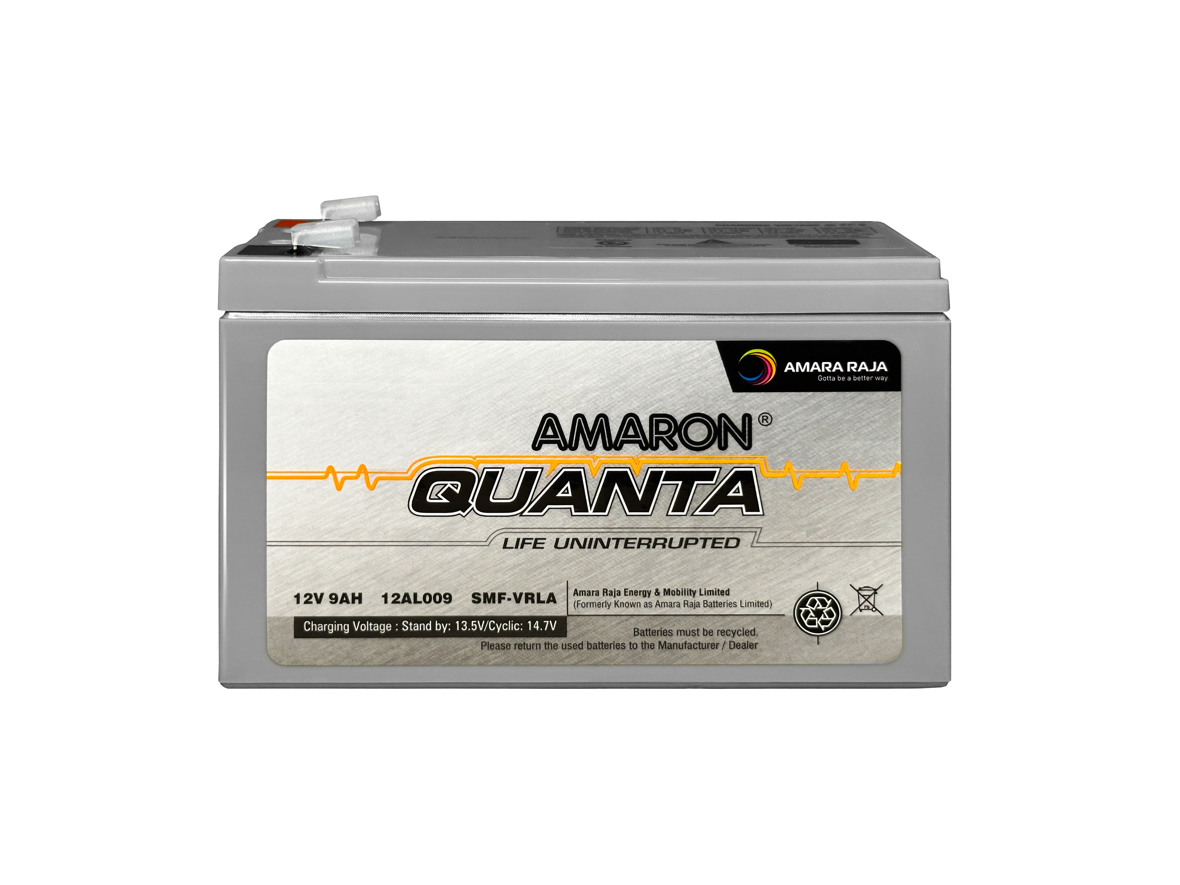 | AMARON | 9AH - QUANTA SERIES - UPS AGM/Deep Cycle