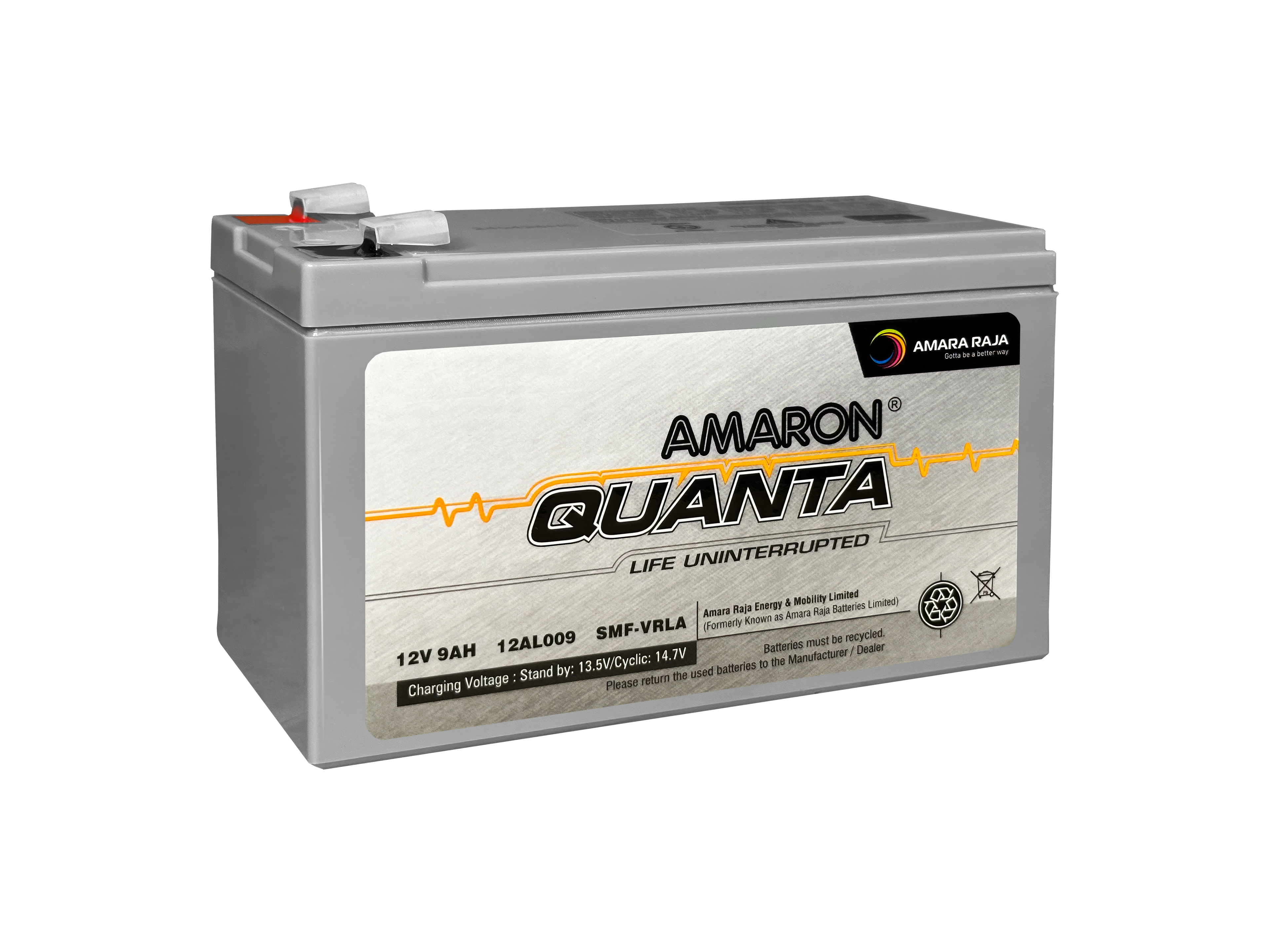 | AMARON | 9AH - QUANTA SERIES - UPS AGM/Deep Cycle