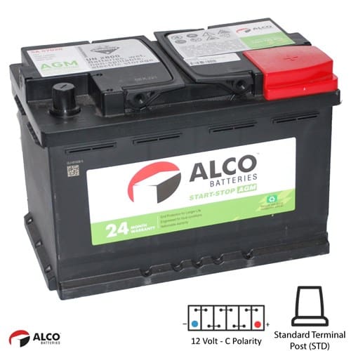 | ALCO | SA57020 (LN3) AGM Automotive Battery - 800CCA