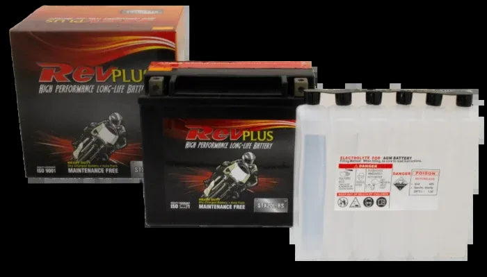 | REVPLUS | STX20L-BS MF Motorcycle Battery - 270CCA