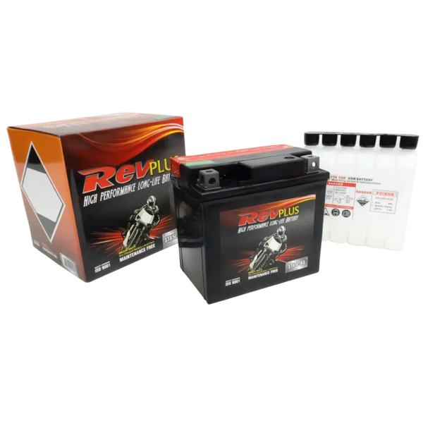 | REVPLUS | STX5L-BS MF Motorcycle Battery - 70CCA