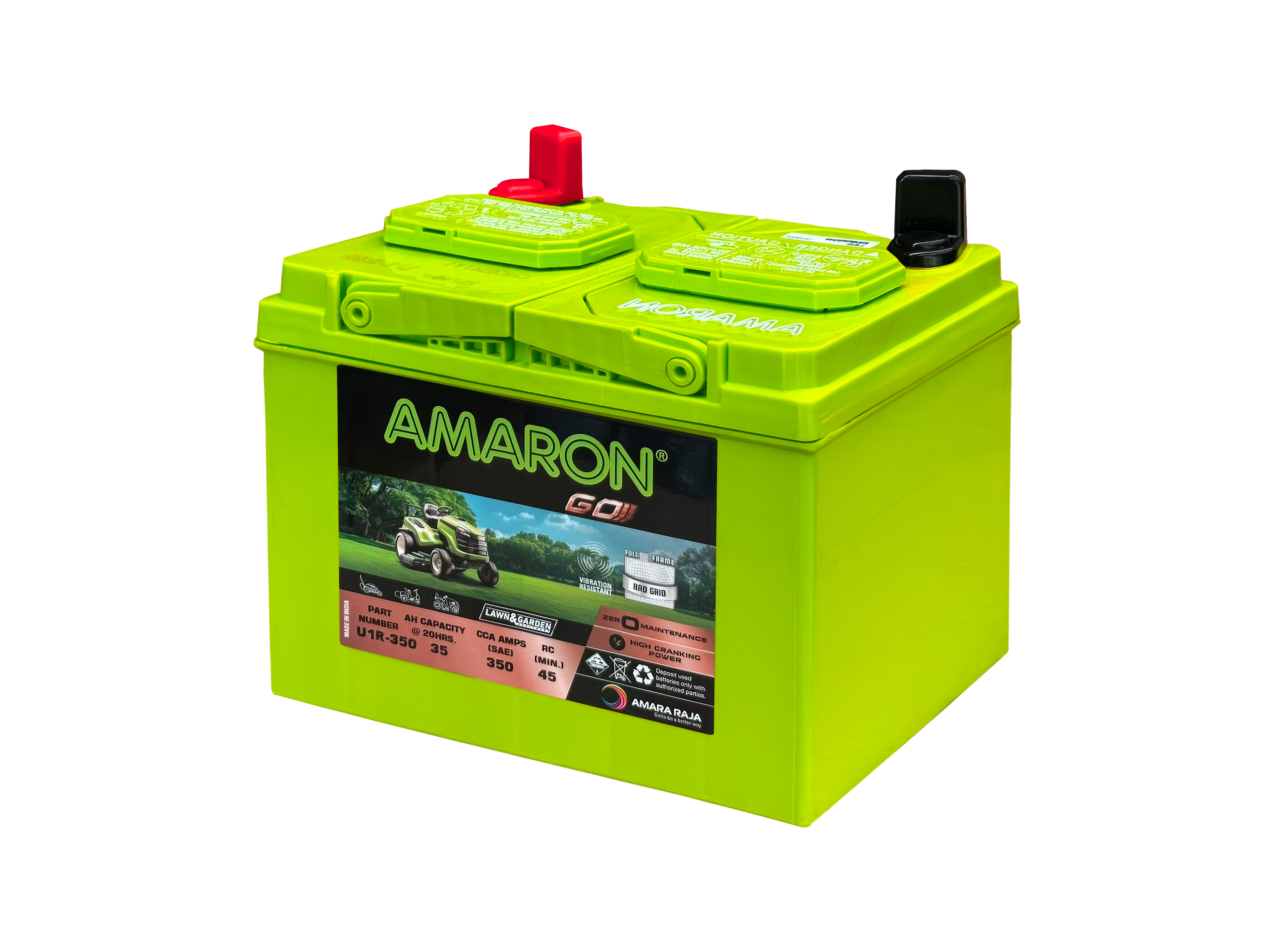 | AMARON | U1R - LAWN'N'GARDEN - Lead Acid/ Cast Grid - 350CCA